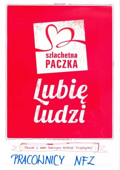 Pracownicy Śląskiego OW NFZ przygotowali Szlachetną Paczkę