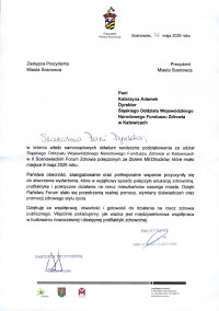 Podziękowania za udział w FORUM ZDROWIA w Sosnowcu