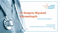 Przedstawiciele Śląskiego OW NFZ wezmą udział w III Kongresie Wyzwań Zdrowotnych