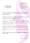 Podziękowanie dla Śląskiego OW NFZ za wsparcie wydarzenia „Dzień Zdrowia na Żywieckim Rynku”