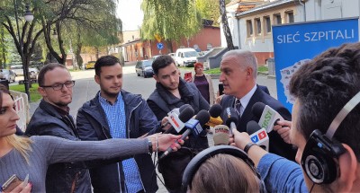 O nocnej i świątecznej opiece zdrowotnej z dziennikarzami
